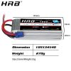 HRB 6S 22.2V Lipo Battery 1800mah - XT60 T Deans XT90 EC5 50C For MultiCopter FPV Racing Airplanes Buggy Car Boat RC Parts Hot - Image 9