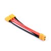 XT60 Parallel Drone Battery Connector - Male/Female Cable Dual Extension Y Splitter/ 3-Way 14AWG Silicone Wire for RC Battery Motor FPV Drone Accessories - Image 4