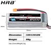 HRB Lipo 4S Battery 14.8V 1800mah - 50C XT60 For Fishing Bait Boats Buggy Cars Airplane Hobby RC Parts T EC5 XT90 Deans Female — изображение 9