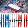 4pcs Propeller for DJI Spark Drone Quick-Release Props Folding 4730 Blades Accessories Spare Parts Wing Screw Blue red white - Bild 2