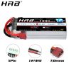 HRB Lipo 4S Battery 14.8V 1800mah - 50C XT60 For Fishing Bait Boats Buggy Cars Airplane Hobby RC Parts T EC5 XT90 Deans Female — изображение 11