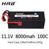 HRB Lipo 8000mah Battery 3S2P -  XT150 AS150 XT60 XT90-S T Deans EC5 XT90 Hardcase For Car Racing Heli Airplane RC Parts - Image 2