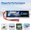 2units Zeee 11.1V 50C 3200mAh 3S Lipo Battery with Deans Connector Softcase Battery for RC Airplane Helicopter RC Car Truck Boat FPV Battery - Image 5