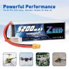 Zeee 3S Lipo Battery - 11.1V 50C 5200mAh XT60 Plug for RC Car Helicopter Quadcopter Boat RC Airplane FPV Drone Battery - Image 7