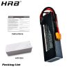 HRB 11.1V 3000mah Lipo 3S Battery - 60C Hard Case XT60 T Deans XT90 EC5 Plug  Buggy Car Racing Truck Boat RC Parts — изображение 7