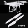9455S Low Noise Propellers Blades for DJI  Phantom 4 Pro V2.0 Advanced Quick Release Props noise Reduction Blade Accessory - Image 2