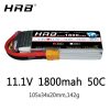 HRB 11.1V 1800mah 3S XT60 EC5 Lipo Battery XT90 EC2 T Deans EC3 RC Parts 50C For FT012 Racing Boat Car Airplane Copter FPV Drone - Image 2