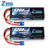 2units Zeee 7.4V 5200mAh 80C 2S Lipo Battery Hard Case with EC3 Plug for RC Car Helicopter Quadcopter UAV Drone FPV Battery High Quality — изображение 2