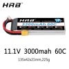 HRB 3S 11.1V 3000mah Lipo Battery - 60C XT60 EC5 T Deans XT90 Connector For Car FPV Airplane Drone Boat Truck RC Parts — изображение 2