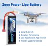 2units Zeee 11.1V 50C 3200mAh 3S Lipo Battery with Deans Connector Softcase Battery for RC Airplane Helicopter RC Car Truck Boat FPV Battery - Image 4