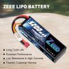 Zeee 11.1V 80C 5200mAh 3S Lipo Battery with Deans Plug Hardcase Battery for RC Car Boat Truck Helicopter Airplane Racing Models FPV Drone Battery - Image 6