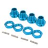 4PCS/lot RC Wheel Hex Driver 17MM Aluminum Alloy Wheel Hex Coupler Spare Accessory Parts Kit for HSP 1/8 RC Crawler Car - Image 2