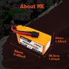 2PCS CNHL 6S 22.2V Lipo Battery For RC FPV Drone 1300mAh 1500mAh 1800mAh 120C With XT60 Plug 
 Quadcopter Helicopter Airplane - Image 7