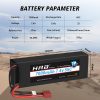 2PCS HRB Lipo 2S 6000mah 7000mah 7.4V Hard Case 60C For RC Evader BX Car RC Truck RC Truggy RC Airplane UAV Drone - Image 2