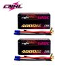 2PCS CNHL 2S 7.6V Lipo Battery for FPV Drone - 4000mAh 4900mAh 5200mAh 120C HV Shorty Hard Case With EC3 Plug For RC Car Boat Airplane Truck - Image 3