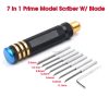 Prime Model Scriber W/ Blade Gundam Resin Carved Scribe Line Hobby Cutting Tool Chisel 5 / 7 Blade Tools for RC Car Drone Repair - Image 2