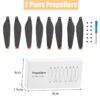 for DJI MINI 3 PRO Drone Accessories Kits Propeller Holder Lens Cap Case Propeller Guard Landing Gear - Image 4