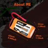 6PCS CNHL 2S 3S 4S 7.4V 11.1V 14.8V Lipo Battery for FPV Drone - 450mAh 850mAh 70C MiniStar With XT30 Plug For FPV Toothpick Drone Quadcopter RC Toys - Image 9