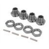 4PCS/lot RC Wheel Hex Driver 17MM Aluminum Alloy Wheel Hex Coupler Spare Accessory Parts Kit for HSP 1/8 RC Crawler Car