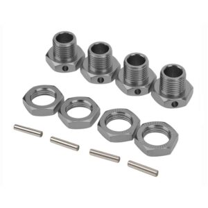 4PCS/lot RC Wheel Hex Driver 17MM Aluminum Alloy Wheel Hex Coupler Spare Accessory Parts Kit for HSP 1/8 RC Crawler Car