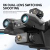 AE6 max 8k drone optical dual camera remote control obstacle avoidance gps drone FPV drone - Image 6