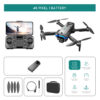 LS S8S Drone - 2.4G optical flow three-camera brushless drone with dual lens WIFI professional aerial photography drone — изображение 16