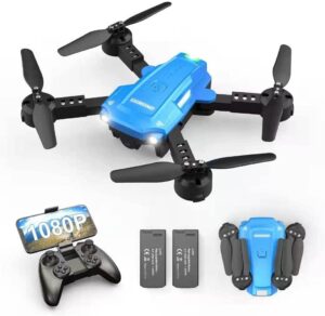 GGBOND G10/G20 Drone - with Camera for Kids 1080P HD FPV,Mini RC Drone for Beginners with 3D Flips,Headless Mode,Voice Control,One Key Sart, Speed Adjust, Altitude Hold