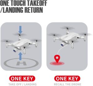 Lozenge HJ66 Drone - Mini Drone with Camera Drones for Adults Drone for Kids 720P Drones with Camera Live Video FPV Helicopter Altitude Hold Drone - Image 4