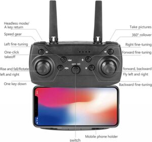 ARGIN V3 Pro Drone - with 4K Dual HD Camera for Kids Adults, RC Quadcopter WiFi FPV RC Drone with Infrared Obstacle Avoidance for Beginners Live Video RC Aircraft Christmas Party Plane - Image 7