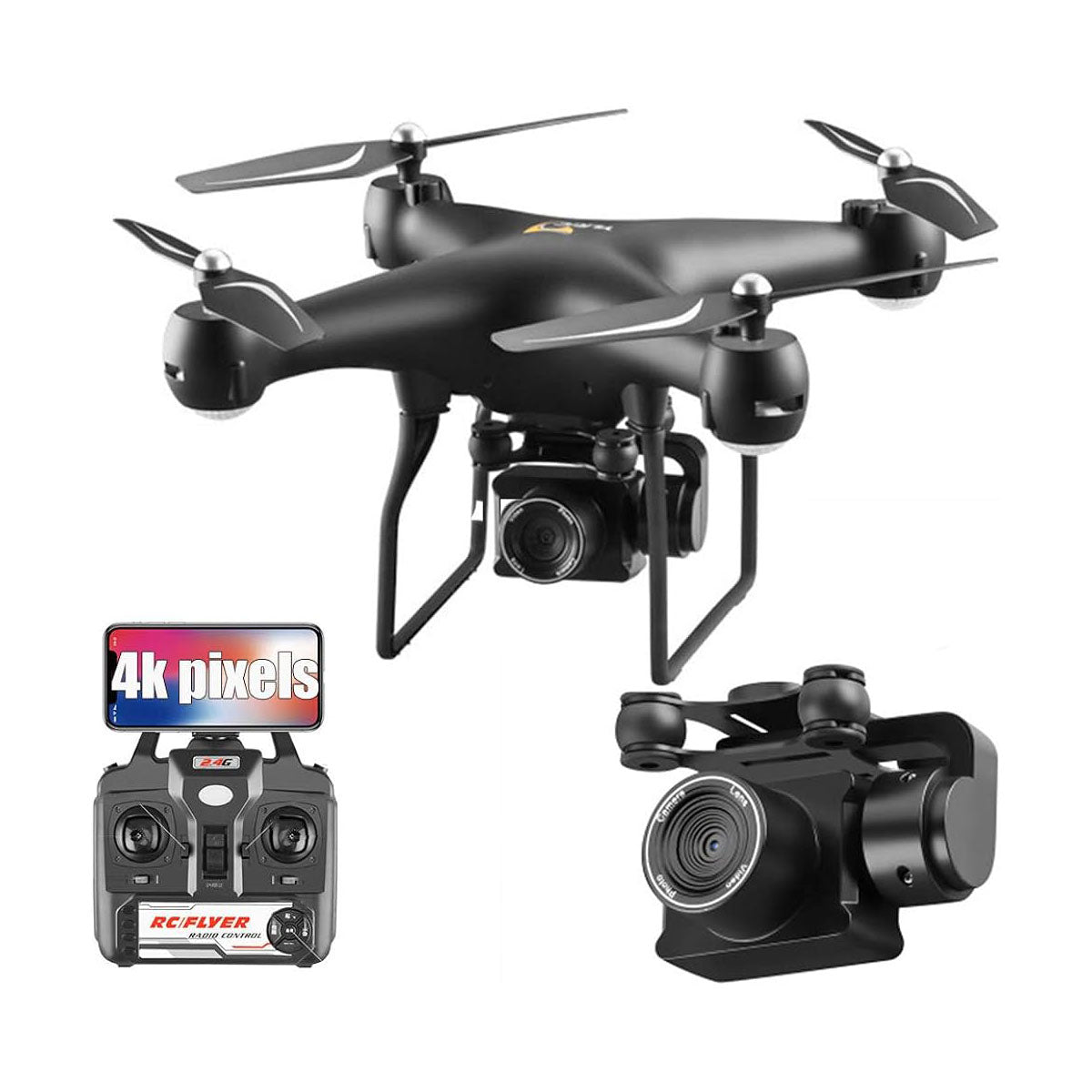 S32T Pro  Drone - 8K RCWiFi Camera 4K HD Foldable Professiona RC Quadcopter Helicopter High Hold Mode FPV Long Fly Helicopter