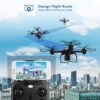 SANROCK X105W Drone - for Adults And Kids, 1080P HD Camera RC Quadcopter for Beginners, Wifi Live Video Cam, App Control, Altitude Hold, Headless Mode, Trajectory Flight, Gravity Sensor, 3D Flip — изображение 7