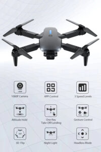 Hilldow D11 Drone - 1080P HD Mini Drone for Kids, FPV RC Quadcopter 30 Min Long Flight Time in 3 Batteries, 3D Flip, Outdoor Carrying Case, Gift for Girls/Boys/Teens — изображение 2