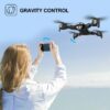 DRONEEYE 4DV12 Mini Drone - with Camera for Adults Kids,1080P Camera FPV Foldable RC Quadcopter,Drone for beginners,Altitude Hold, Headless Mode,3D Flips,App Control,Trajectory Flight,2 Batteries — изображение 2