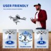 TizzyToy ‎BL01 Drone - 4K Camera Drone with Carrying Case,2 batteries provide a total of 40 mins of battery life,120° Adjustable Lens,One Key Take Off/Land,Altitude Hold,360° Flip — изображение 2