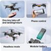 TBBKing AE86/KY603 Drones - with camera for adults 1080P Drone with Camera RC Drones for Adult Live Video FPV Optical Flow Positioning Profesional Quadcopter Mini Drone for Kids RC Helicopter Boys Toys - Bild 7