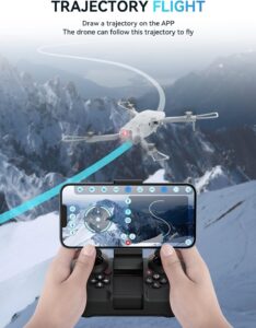 ROVPRO S60 Drone with Camera for Adults - 4K - ROVPRO Dual Camera S60 RC Quadcopter with APP Control - Obstacle Avoidance, Waypoint Fly, Altitude Hold, Follow Me, Roll Mode, Headless Mode (White) — изображение 4