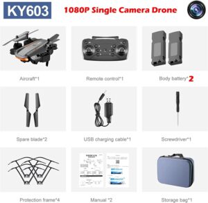 TBBKing AE86/KY603 Drones - with camera for adults 1080P Drone with Camera RC Drones for Adult Live Video FPV Optical Flow Positioning Profesional Quadcopter Mini Drone for Kids RC Helicopter Boys Toys - Bild 6