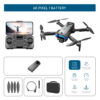 LS S8S Drone - 2.4G optical flow three-camera brushless drone with dual lens WIFI professional aerial photography drone — изображение 19