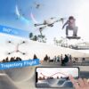 DRONEEYE 4DF10 Foldable Drone - with 1080P Camera for Adults,RC Quadcopter with WiFi FPV Live Video for Kids Beginners,Trajectory Flight, App Control,3D Flips,Altitude Hold,2 Batteries,Carrying Case — изображение 7