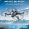 Loiley S29 Drone - 1080P FPV Drones for kids with Voice Control, Gestures Selfie, Altitude Hold, 90° Adjustable Lens, 3D Flips, 2 Batteries - Image 4