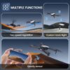 Holy Stone HS280 Drone - with Adjustable 1080P HD WiFi Camera for Kids Adults Beginner; Lightweight RC Quadcopter, 2 Modular Batteries, Auto Hover, Gravity Sensor, Voice/Gesture Control — изображение 8