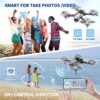 TizzyToy ‎BL01 Drone - 4K Camera Drone with Carrying Case,2 batteries provide a total of 40 mins of battery life,120° Adjustable Lens,One Key Take Off/Land,Altitude Hold,360° Flip — изображение 3