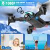 REDRIE JY02 Drone with Camera - Foldable Mini Drone for Adults and Kids with 1080P FPV Camera, Upgrade Altitude Hold, Gestures Selfie, Waypoint Fly, Headless Mode, 3D Flip, One Key Start, 3 Speed Mode, Circle Fly, 2 Batteries - Image 6