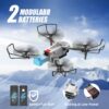 TOPRCBOXS S2 Mini Drone - for Kids with 1080P HD Camera, FPV Quadcopter Cool Toys Gifts for Teenage Boys RC Camera Drone with Altitude Hold 2 Batteries - Image 7