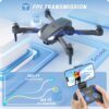 SOTAONE S350 Drone -  1080P HD FPV Live Video, Remote Control Helicopter Toys Gifts for Boys Girls, Altitude Hold, One Key Start, 3D Flips, 2 Batteries - Bild 8