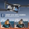 Holy Stone HS280 Drone - with Adjustable 1080P HD WiFi Camera for Kids Adults Beginner; Lightweight RC Quadcopter, 2 Modular Batteries, Auto Hover, Gravity Sensor, Voice/Gesture Control — изображение 5