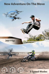 Hilldow D11 Drone - 1080P HD Mini Drone for Kids, FPV RC Quadcopter 30 Min Long Flight Time in 3 Batteries, 3D Flip, Outdoor Carrying Case, Gift for Girls/Boys/Teens — изображение 5