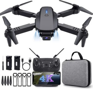SUPFEEL A9002 Drones - with Camera for Adults 4k, Drones for Kids Beginners with Live Video RC Mini Drone with Camera Drones for Kids 8-12 Cool Ideas Boy Toys Gift 10-12 Years Old Teenage Support WiFi FPV