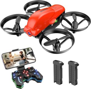 SIMREX X700 Drone with 720 HD Camera - WiFi FPV Live Video, 6-Axis RC Quadcopter, Altitude Hold & Headless Mode, Optical Flow Positioning, One Key Take Off/Land App Control with 360°Flip for Beginners — изображение 10