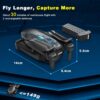 Loiley S29 Drone - 1080P FPV Drones for kids with Voice Control, Gestures Selfie, Altitude Hold, 90° Adjustable Lens, 3D Flips, 2 Batteries - Image 2